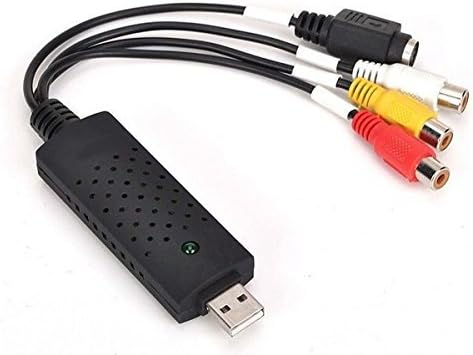 VHS to Digital Converter USB 2.0 Video Audio Capture Card Box VCR DVD TV To Digital Adapter