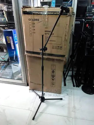 Adjustable Studio Microphone Floor Stand – Compatible with BM 800 & More