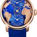 Men's Fashion JACOB Personalized and Trendy Mechanical Watch Waterproof Business Blue Planet Watch