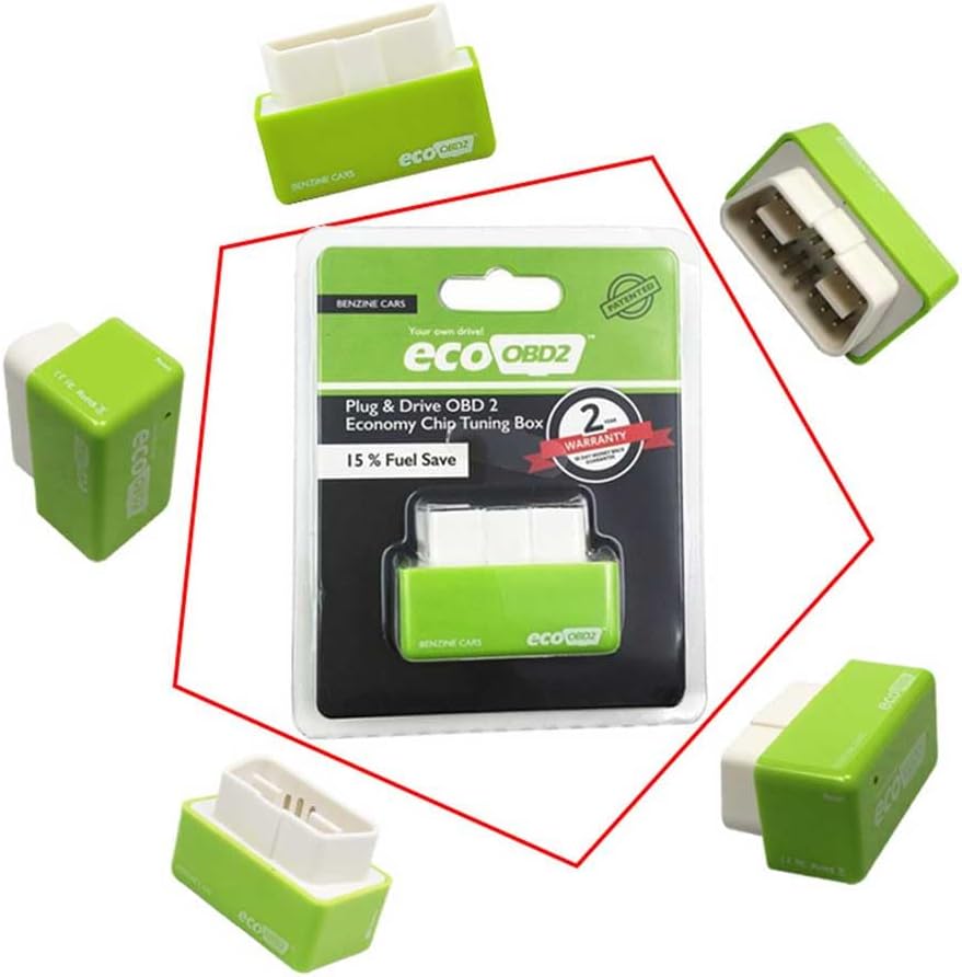 Car Fuel Saver, Eco Tuning Box Chip for Petrol Car Gas Saving, Saves About 15% Fuel (1pc)