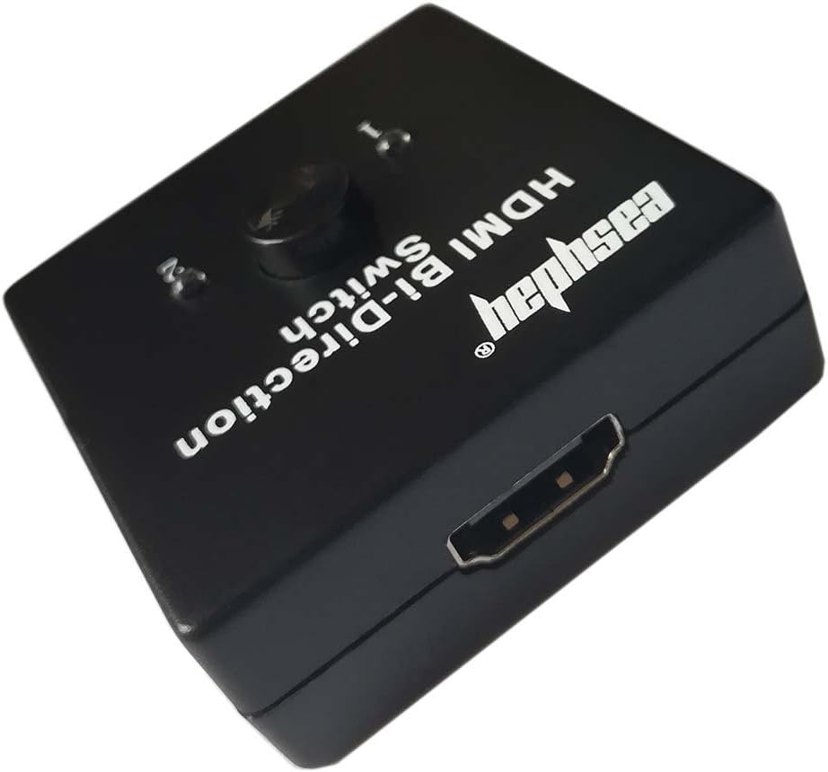 Easyday 2 Ports HDMI 2.0 Bi-Direction Switch 2x1 HDMI Switcher or 1x2 HDMI Splitter Support Ultra HD 4K 3D HDCP