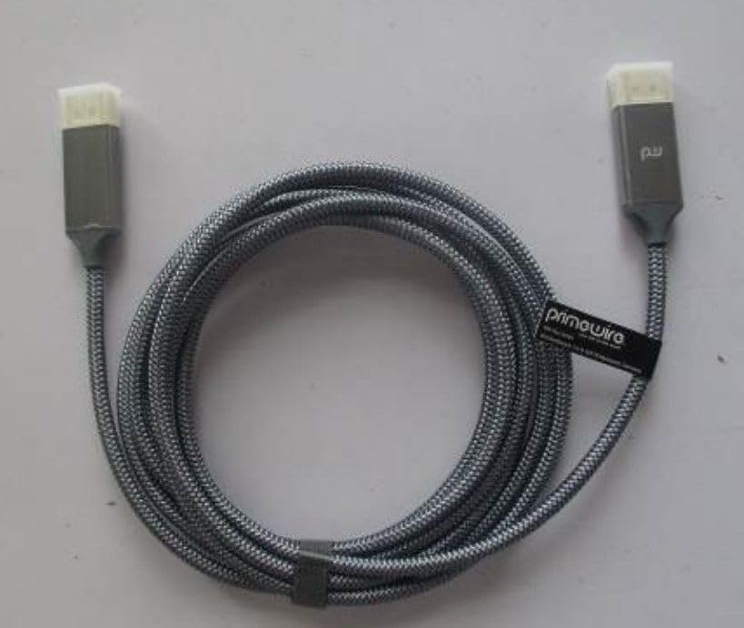 CSL - 4k DisplayPort Cable 3 m - DisplayPort to DisplayPort - DP 1.2-4K 60Hz and 2K 144Hz - Bandwidth of up to 21.6 Gbits - Connection Cable - for Monitor...