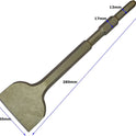 DUMDAAR SDS Max Shank Flat Spade Pointed Chisel for Demolition hammer Concrete Breaker Jack Hammer Tool bit for Tile Chipping/Wall Slotting/Scraping Masonry...