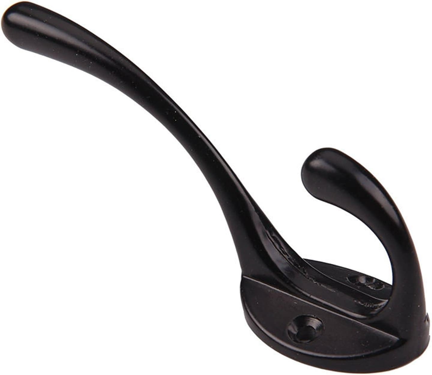 CAZARU Coat rack Double Coat Hook 10 Pcs Classic Iron Hanger Hook Decoration Hallway Coat Hat Storage Household Key Holder Wall Decor Wall-mounted coat rack