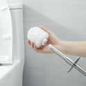 Toilet Brush and Holder, Toilet Brush with 304 Stainless Steel Long Handle, Toilet Bowl Brush for Bathroom Toilet, Elegant, Durable