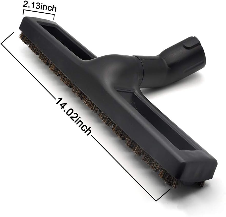 EZ SPARES 14" Central Vacuum Floor Brush – Horsehair Smooth Hard Floor Nozzle Compatible with Electrolux