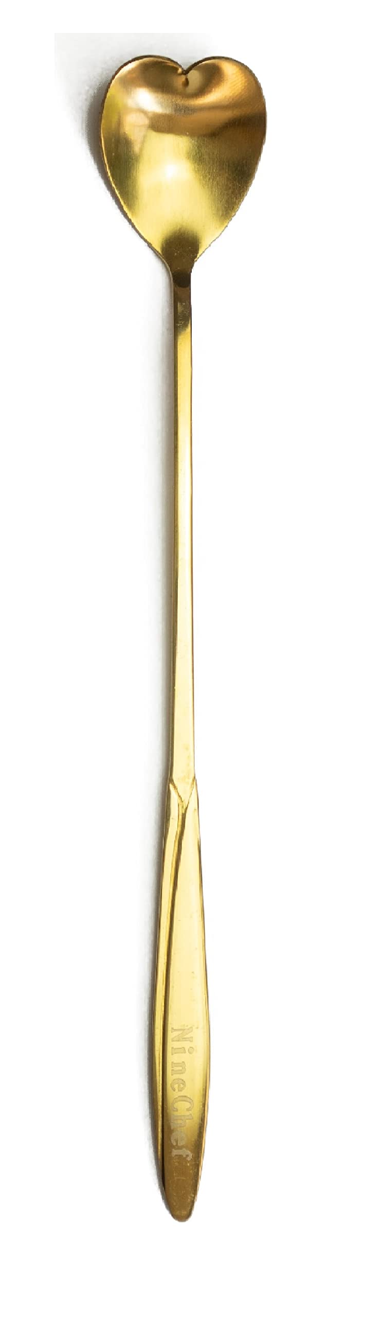 pack of 4 Long Handle Stainless Steel Dessert Spoon – Small Scoop