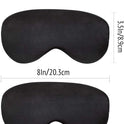 Inertop Comfort Sleep Mask, Deep Rest Light Blocking Eye Mask for Side Sleepers, Travel, Yoga, Lightweight, Soft and Contoured for Ultimate Rest (Black)