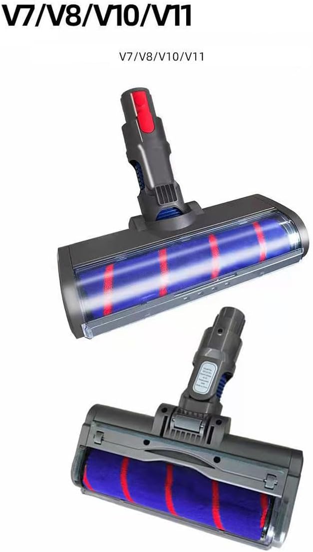 ZahoTse Electric Mop Head for Dyson V15 / V7 / V8 / V10 / V11 Vacuum Cleaners, Double Roller,Universal brush,Electric Mop Attachment with Detachable Water...