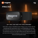 Magene H003 (H64 New Version) Heart Rate Monitor, Heart Rate Sensor Chest Strap, Protocol ANT+/Bluetooth, Compatible with iOS/Android APPs