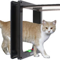 Cat Flap, Inner Door, Pet Door, Dog Flap for Cats and Small Dogs, Dog Door, Cat Door, Pet Flap, Free Access in Both Directions (28.5 x 24.5 x 6 cm Flap)
