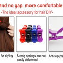 AKOAK 6 PCS Professional Anti slip Crocodile Clip - Large Styling Hair Clip for Women's Thick Hair, Dyeing or Hair Care Partition Positioning Clip,...