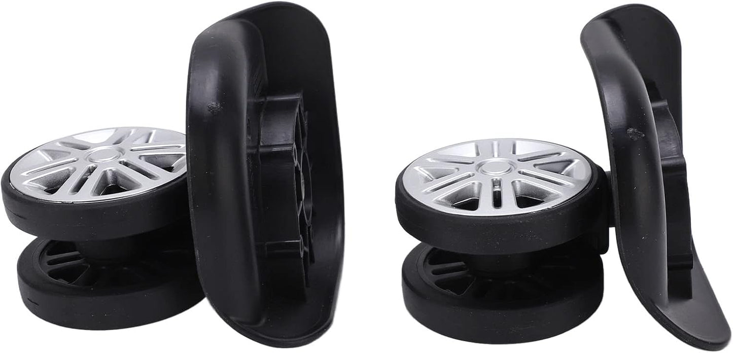 Fydun 1 Pair A65, Wheels Mute Swivel Suitcase Luggage Samsonite Replacement Wheels Replacement for Caster Repair Parts