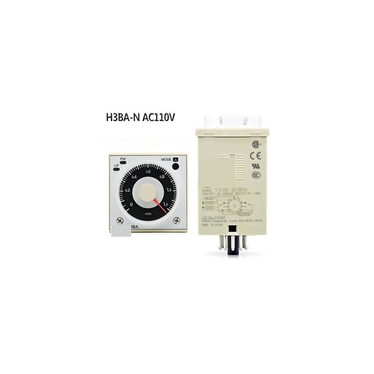 Time Relay H3BA time Relay H3BA-N DC24V/AC110V/AC220V 48mm 11-pin H3BA-N(H3BA-N DC24V)