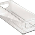 2 pcs Stackable Clear Storage Bins with Handles – Multi-Purpose
