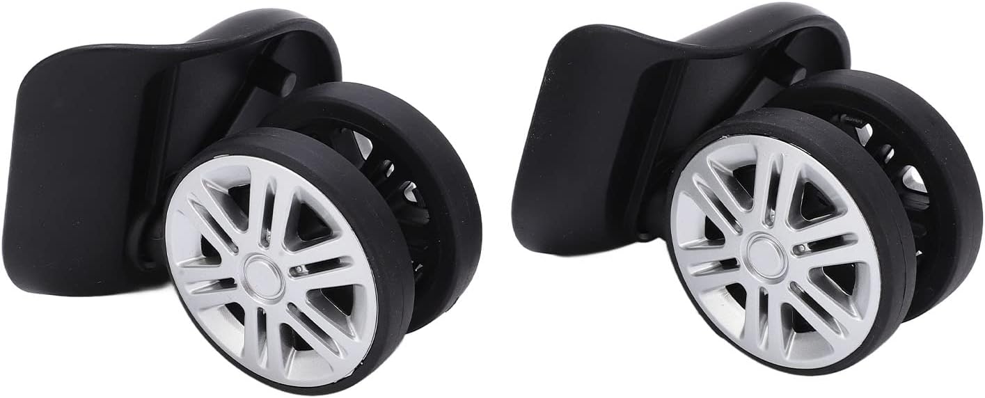 Fydun 1 Pair A65, Wheels Mute Swivel Suitcase Luggage Samsonite Replacement Wheels Replacement for Caster Repair Parts