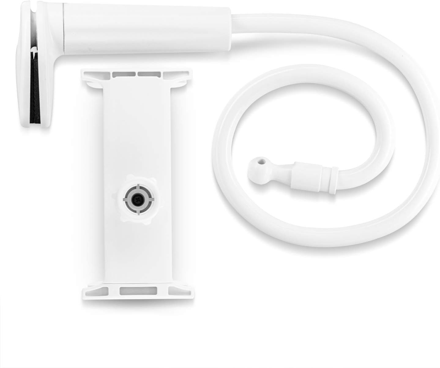 Aduro Solid-Grip iPad Stand Holder 360 Adjustable Universal Gooseneck Lazy Tablet Stand for Desk – Swivel Durable Rubberized Video Mount for Recording...