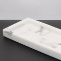 Indydukaan Nordic Resin Handmade Bathtub Serving Tray Plate for Jewelry Soap White