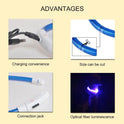 LED Dog Collar Keep Your Dog Safe: Rechargeable LED Collar for Nighttime Adventures,Enhance Visibility with Flash Dog Necklace, LED Dog Collar for Small,...