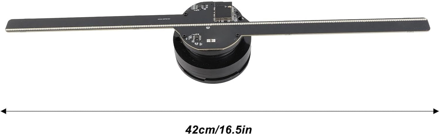 Missyou 16.5″ 3D Hologram Fan – Stunning LED Ads