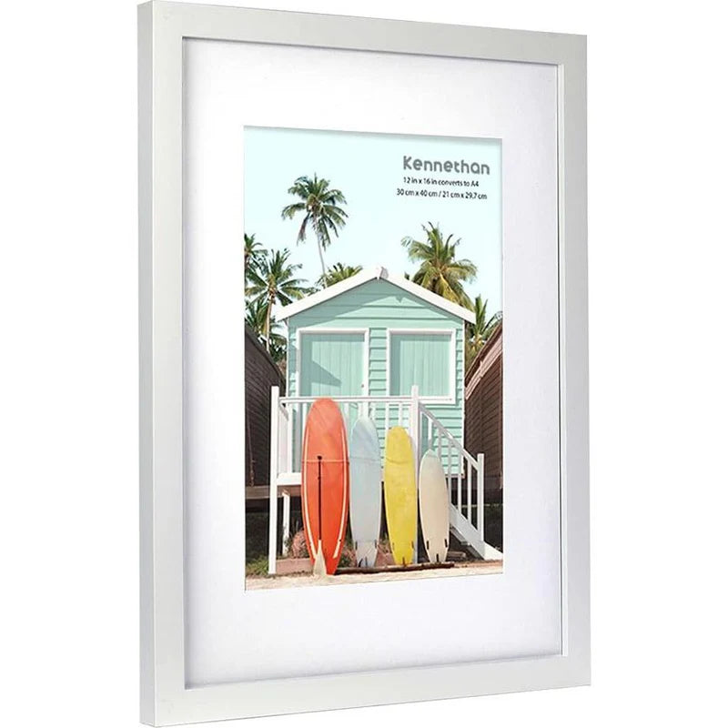 Kennethan White Picture Frame 30x40 cm Set of 2 – A4 Mount
