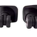 2 Pairs Luggage Suitcase Trolley Wheels with Axles – 49mm Black Replacement Set