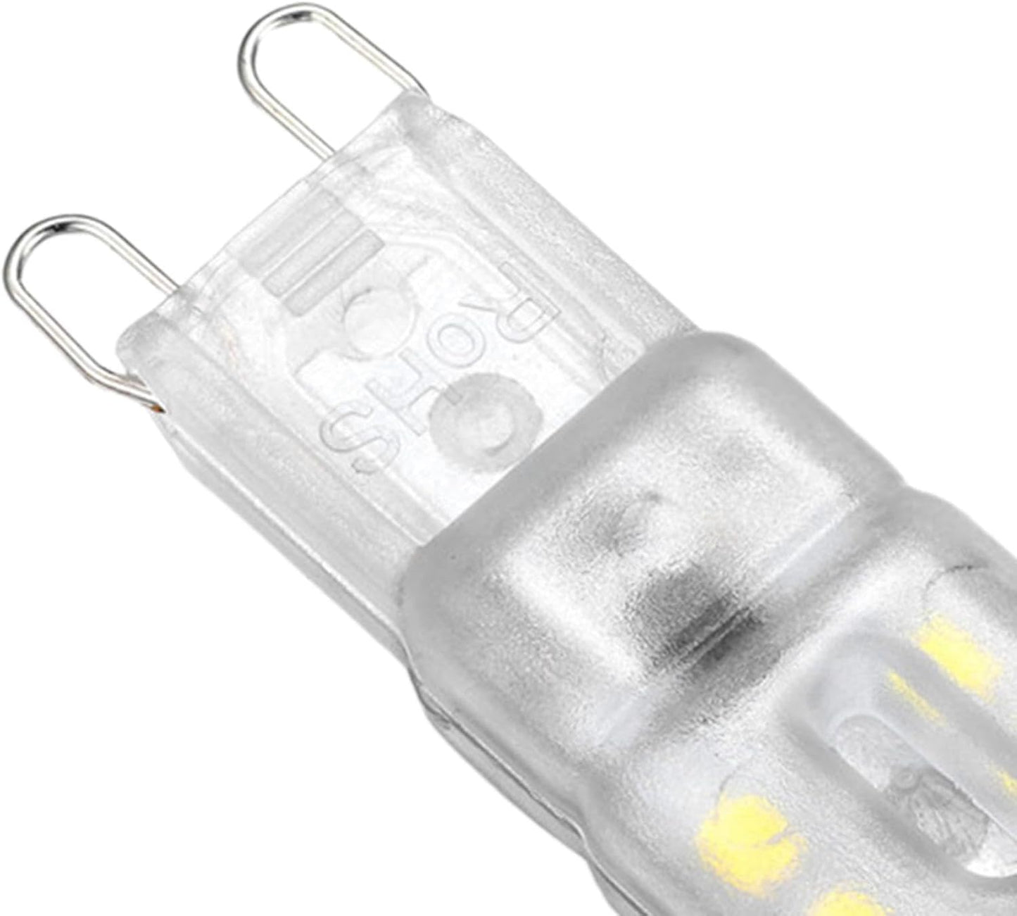 Generic 8 Pieces G9 LED Bulb LED Bulbs 3000K, Corn Lamp LED Corn Light for Wall Sconces, Vanity Mirror Light, Pendant Lamp, 3W