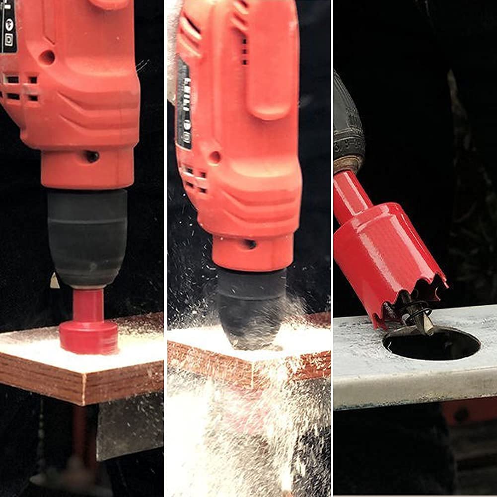 Auniwaig 26mm/1.01" Bi-Metal Hole Saw 25mm/1" Deep Bimetal Hole Cutter HSS Drill Bit for Cutting Metal Wood Plastic