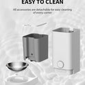 PETKIT Automatic Food Dispenser with Stainless Steel Bowl, APP Control, LED Display for Low Amount of Food, Cat Food Dispenser (Dog) - 2.8L