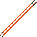 Collapsible Alignment Sticks,Fiberglass Golf Alignment Sticks, Golf Alignment Rods - Improve Swing Precision, 2 Section Foldable Design(Orange)