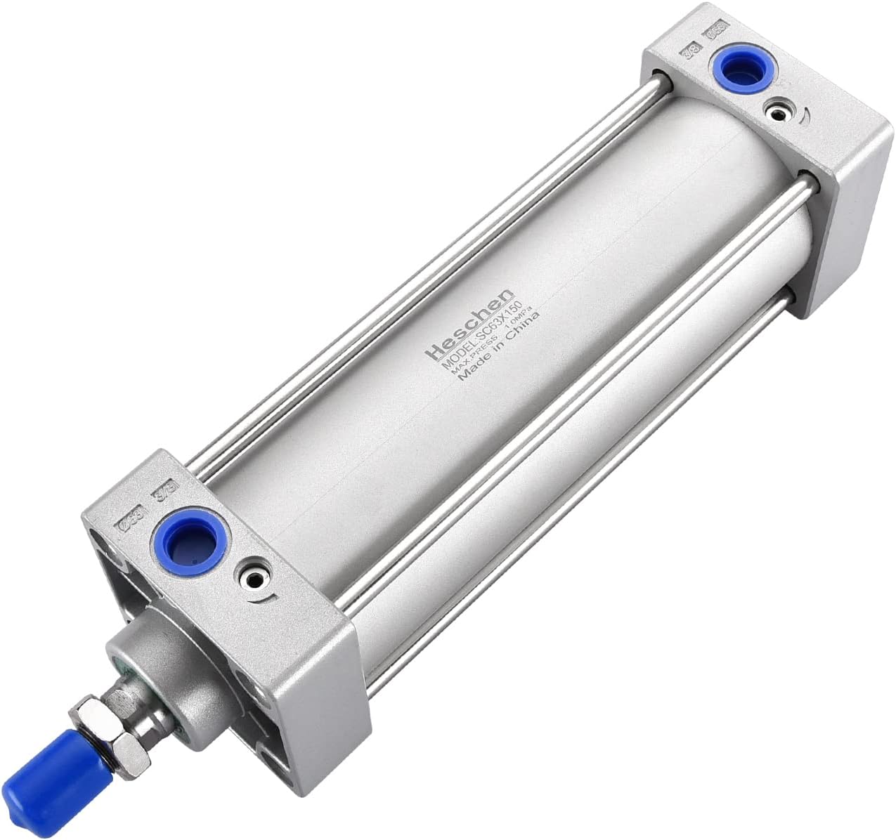 Heschen Pneumatic Standard Cylinder SC 63-150 PT3/8 Port 63mm(2.5") Bore 150mm(6") Stroke Double Acting