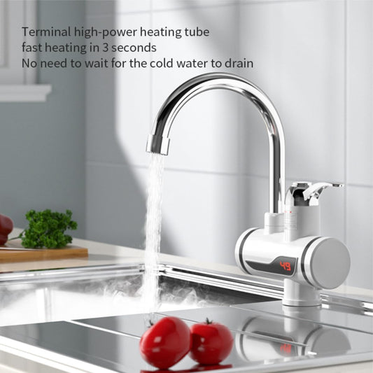 IFEEL Instant Electric Hot Water Heater Faucet – 3000W Fast Heating Tap with 360° Rotation, No Preheating Needed, 30–60°C Temperature Control – Kitchen & Bathroom Sink Instant Hot Water