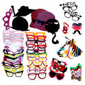 27 pcs PowerTRC Photo Booth Props – Funny Party & Event Set