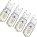 Generic 8 Pieces G9 LED Bulb LED Bulbs 3000K, Corn Lamp LED Corn Light for Wall Sconces, Vanity Mirror Light, Pendant Lamp, 3W
