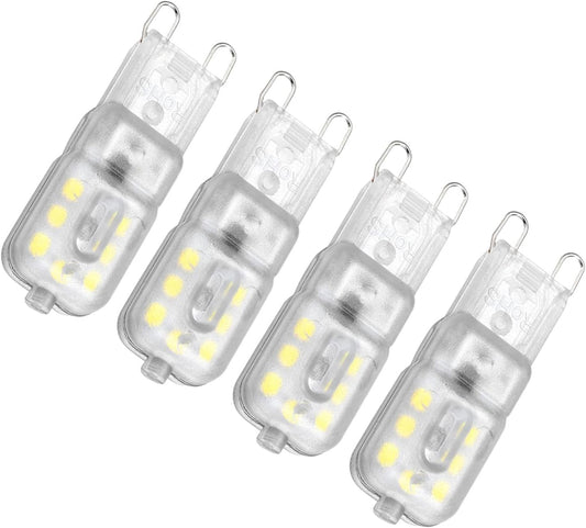 Generic 8 Pieces G9 LED Bulb LED Bulbs 3000K, Corn Lamp LED Corn Light for Wall Sconces, Vanity Mirror Light, Pendant Lamp, 3W