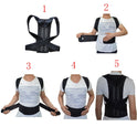 Bag Well Adjustable Back Posture Corrector Brace Posture Support Correction Belt for Men Women Back Shoulder Support Belt M