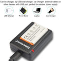 NP-BX1 Newmowa Battery (2-Pack) and Dual USB Charger Set for NP-BX1, NP-BX1/M8 and DSC-RX100, DSC-RX100 II, DSC-RX100M II, DSC-RX100 III, DSC-RX100 V,...