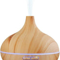 Aroma Essential Oil Diffuser, JoySusie 500ml Wood Grain Ultrasonic Cool Mist Whisper-Quiet Humidifier with Color LED Lights Changing & 4 Timer Settings,...