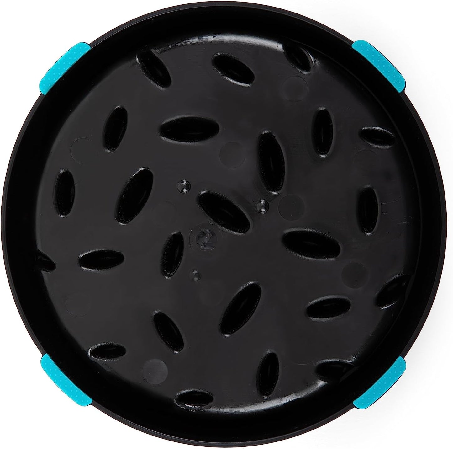 KOUKI - Slow Feeding Dog Bowl - 1.5 Cups - Puppy Certified - Small and Medium Breeds - Slow Feeder Dog Bowls - Maze - Puzzle - Puppy Trainer - Dog Food Bowls - Anti-Slide - Black Dog Feeder