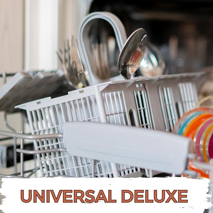 Utiz Cutlery Basket C00257140 With Handle And Lid For Indesit Dishwasher & Whirlpool UNIVERSAL DELUXE Dishwasher