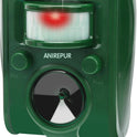ANIREPUR Cat Repellent, Ultrasonic Solar Powered Animal Deterrent for Garden, Pigeons, Birds, Dogs, Cats, Mice, Foxes, 5 Adjustable Modes