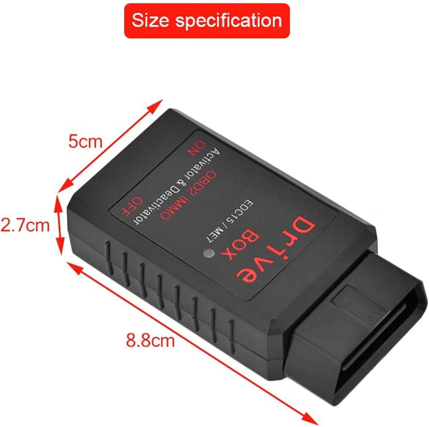 Fuhoghto Drive Box EDC15/ME7 OBD2 IMMO Deactivator Activat OBD2 Drive Box IMMO Deactivator Activator