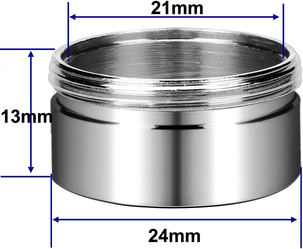 Gebildet 18pcs Jet Regulator M24 Faucet Strainer Insert, for Faucets Material Brass of Chrome Plated with ABS Plastic Filter + 1 Piece Aeration Wrench