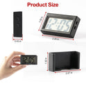UYYE Mini Digital Car Clock Sticky Electronic Car Clock, Accessories with Clear LCD Screen Self-Adhesive Stand Digital Clock for Car Truck Dashboard Home..pack of 10