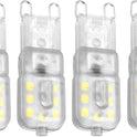 Generic 8 Pieces G9 LED Bulb LED Bulbs 3000K, Corn Lamp LED Corn Light for Wall Sconces, Vanity Mirror Light, Pendant Lamp, 3W