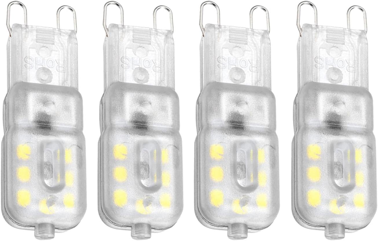 Generic 8 Pieces G9 LED Bulb LED Bulbs 3000K, Corn Lamp LED Corn Light for Wall Sconces, Vanity Mirror Light, Pendant Lamp, 3W