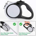 Dual Retractable Dog Leash for Walking 2 Small Dogs(Up to 44 Lbs Each) - Double Headed 16ft Extendable Pet Leash with Poop Bags, Non Slip Grip, One Button...