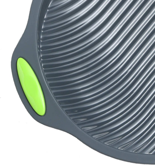 Nonstick Silicone Round Cake Pan 2 Pack, 9-Inch Food Grade Silicone Baking Pans, Oven-Microwave-Dishwasher Safe Silicone Bakeware Cake Molds