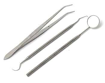 Stainless Steel Dental Instruments Set | Basic Dentist Tools Kit