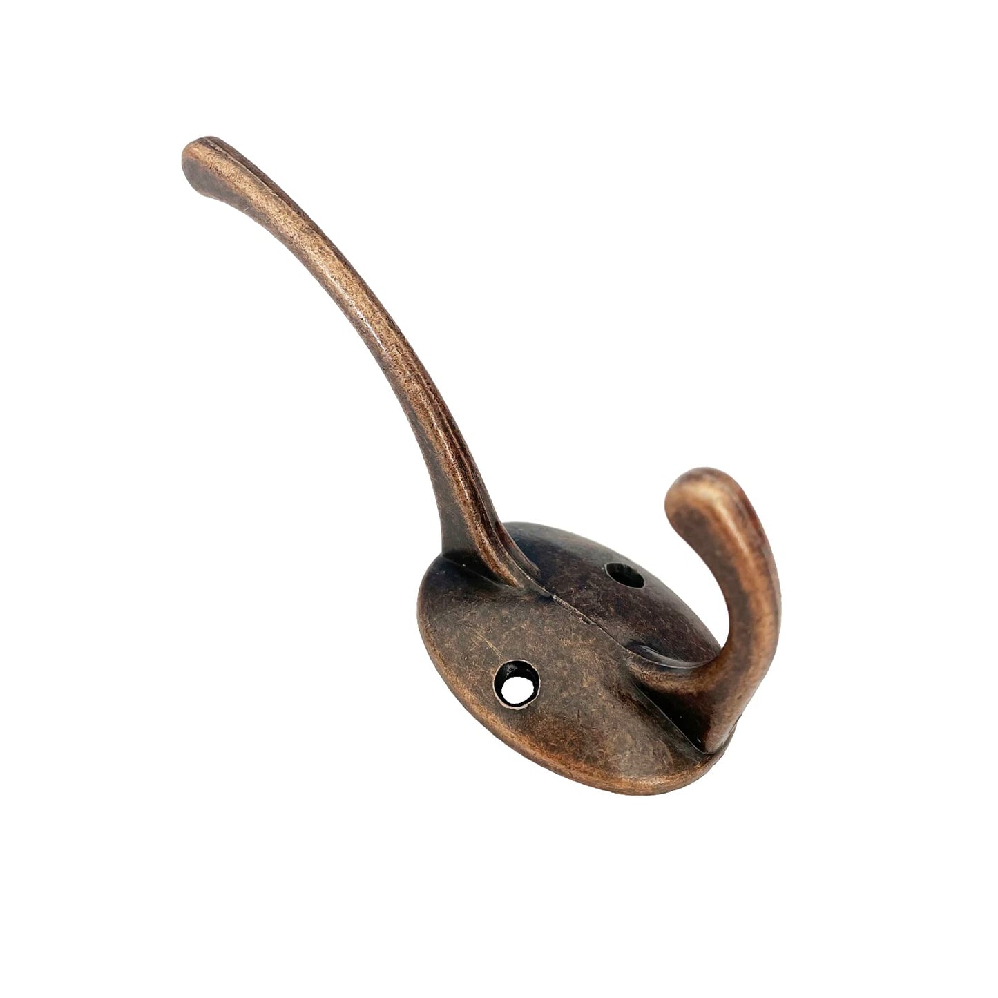 Rustic Copper Double Coat Hook – Wall Mount Robe Hook for Entryway, Bedroom & Bathroom